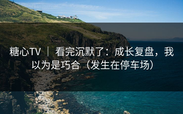 糖心TV ｜ 看完沉默了：成长复盘，我以为是巧合（发生在停车场）